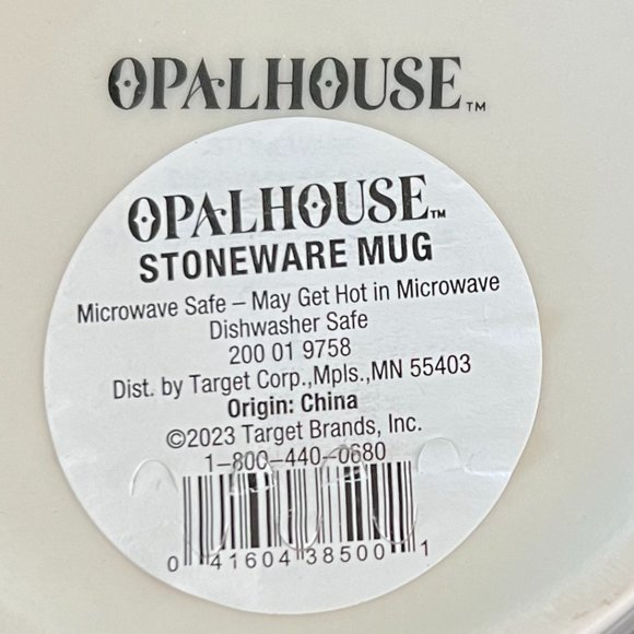 NWT OPALHOUSE Letter "J ” Monogram Initial Purple & Metallic Gold Ribbed Mug - Picture 7 of 7